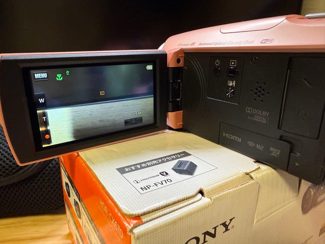 SONY HDR-CX670 ハンディカム ビデオカメラ 希少 レア FV70 - メルカリ