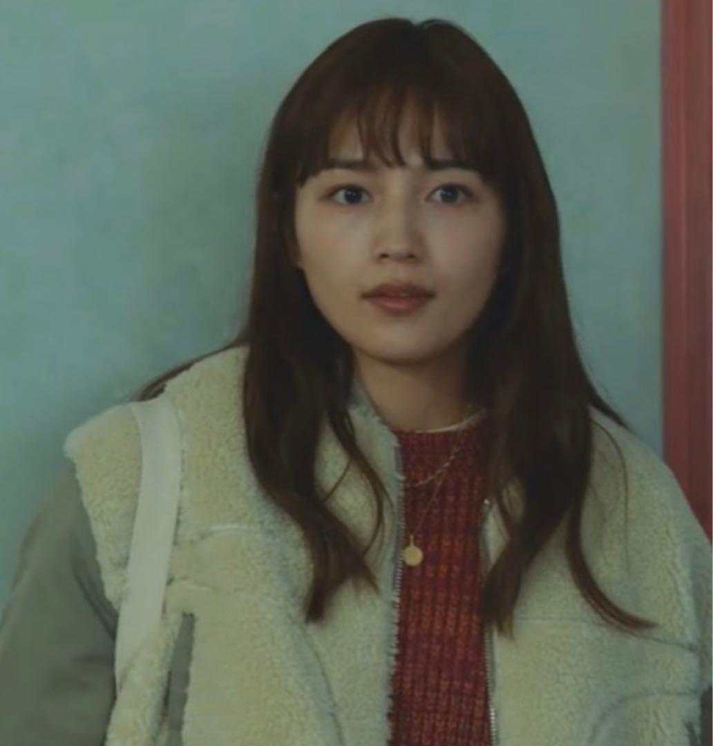 silent ドラマ着用 アダムエロペ MA-1ボアリバーシブルコート 川口春奈