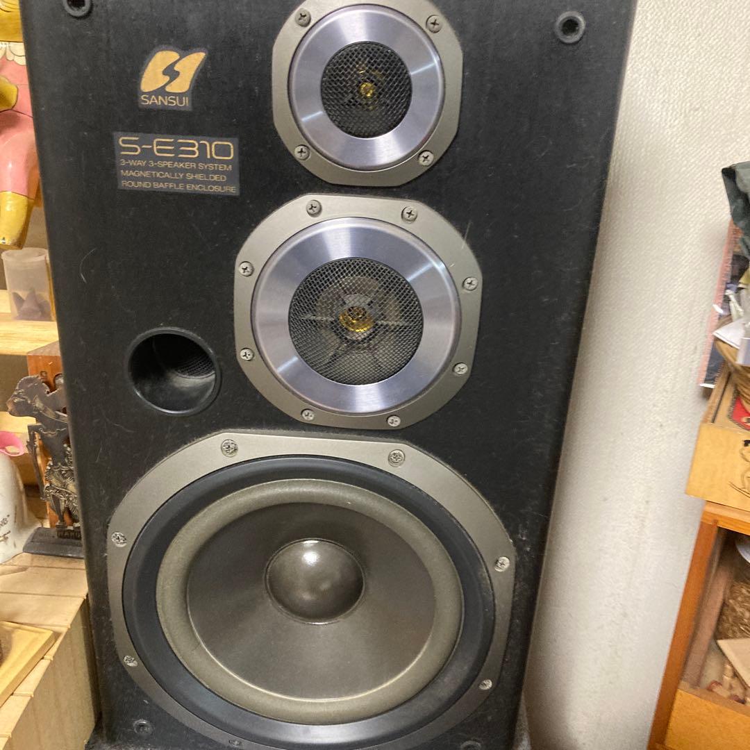 中古Sansui S-E310 CD・カセットWデッキセット[プレヤー別途販売