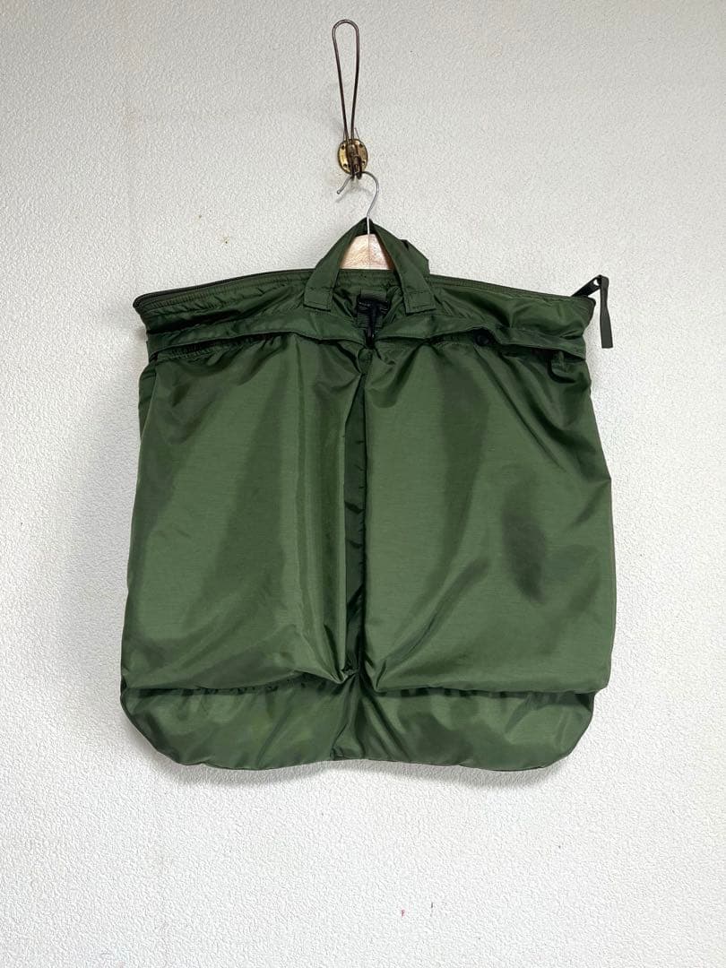 18'S アメリカ軍 USAF フライヤーズ ヘルメットバッグ OLIVE MILITARY（ミリタリー） 実物 新品 デッドストック 米軍 フライヤーズ