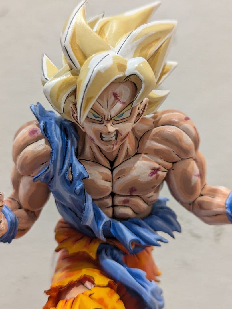 ジャンプ50周年 超サイヤ人孫悟空 リペイント - メルカリ