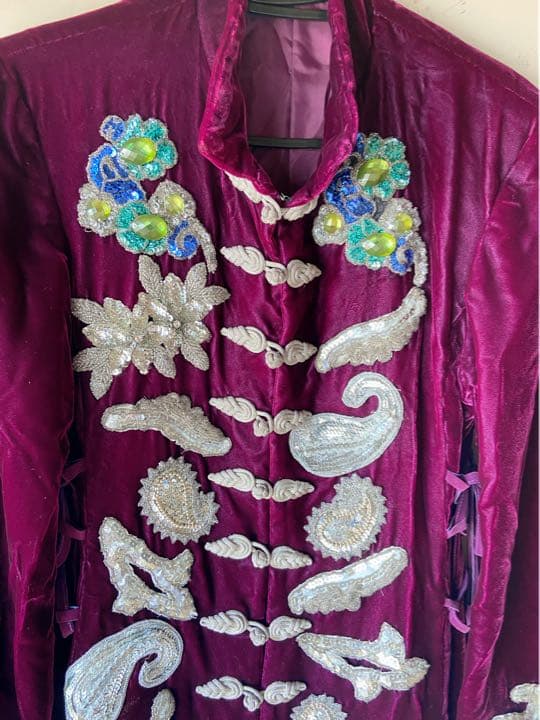 【レア・美品】X JAPAN HIDE Joker 紫ベロア コスプレ衣装