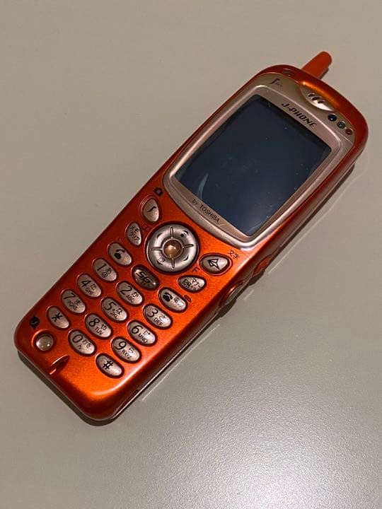 J-T06 トロピカルオレンジ 東芝 ジェイフォン 携帯電話本体のみ