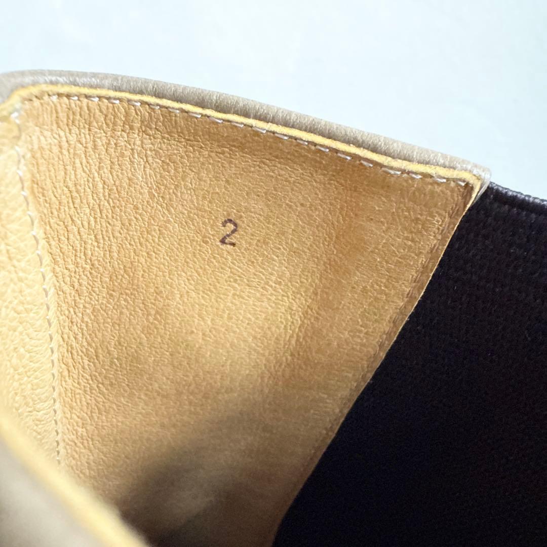 未使用品】パラスパレス レザー サイドゴアミドルブーツ DKソール