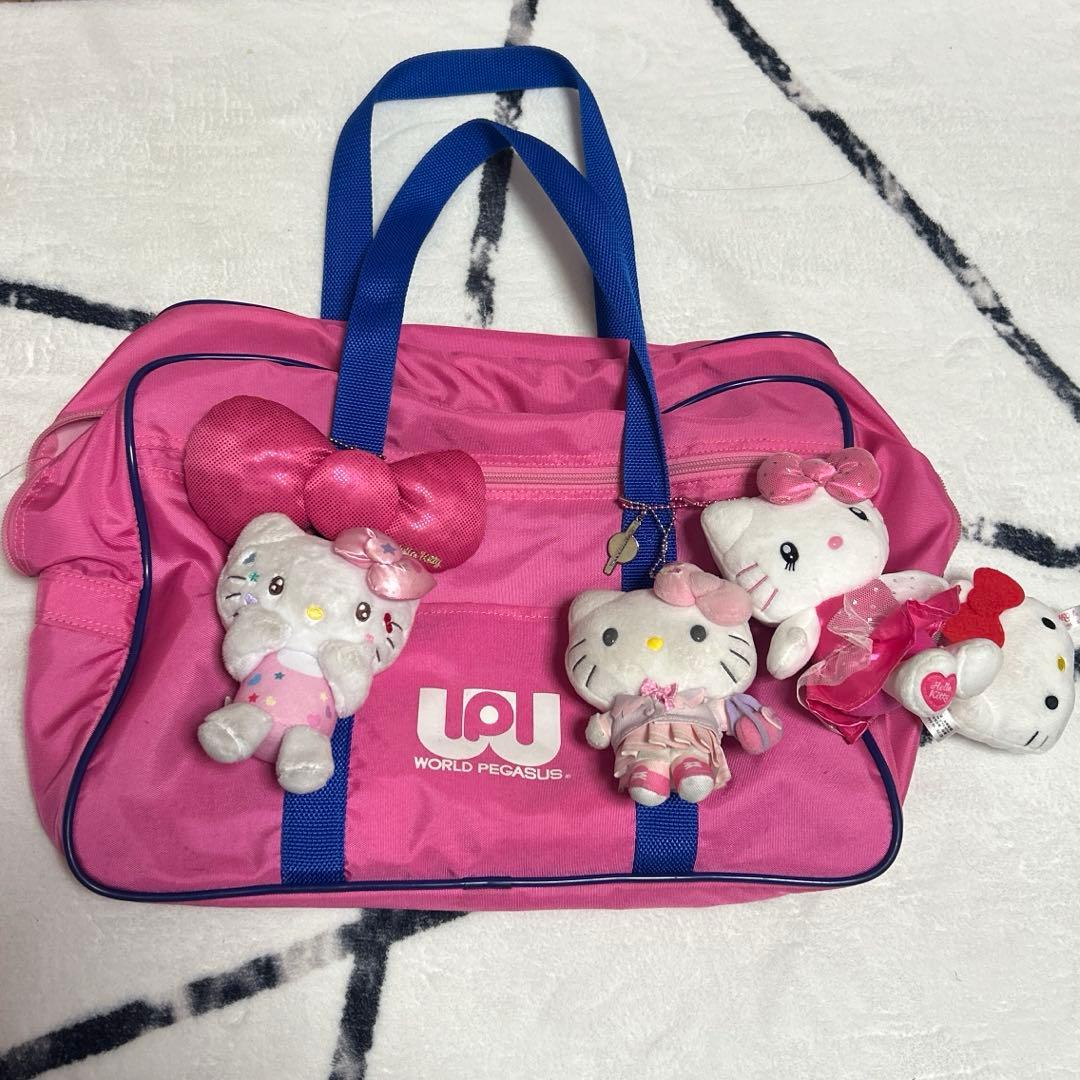 ワッぺ スクバ ピンク ワールドペガサス スクールバック 旧ワッペ お