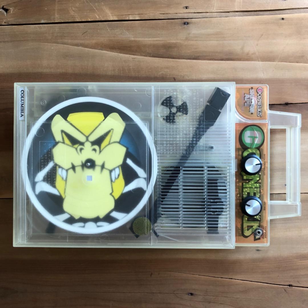 コーネリアス スケルトンエイプ ポータブル レコードプレーヤー GP-3C