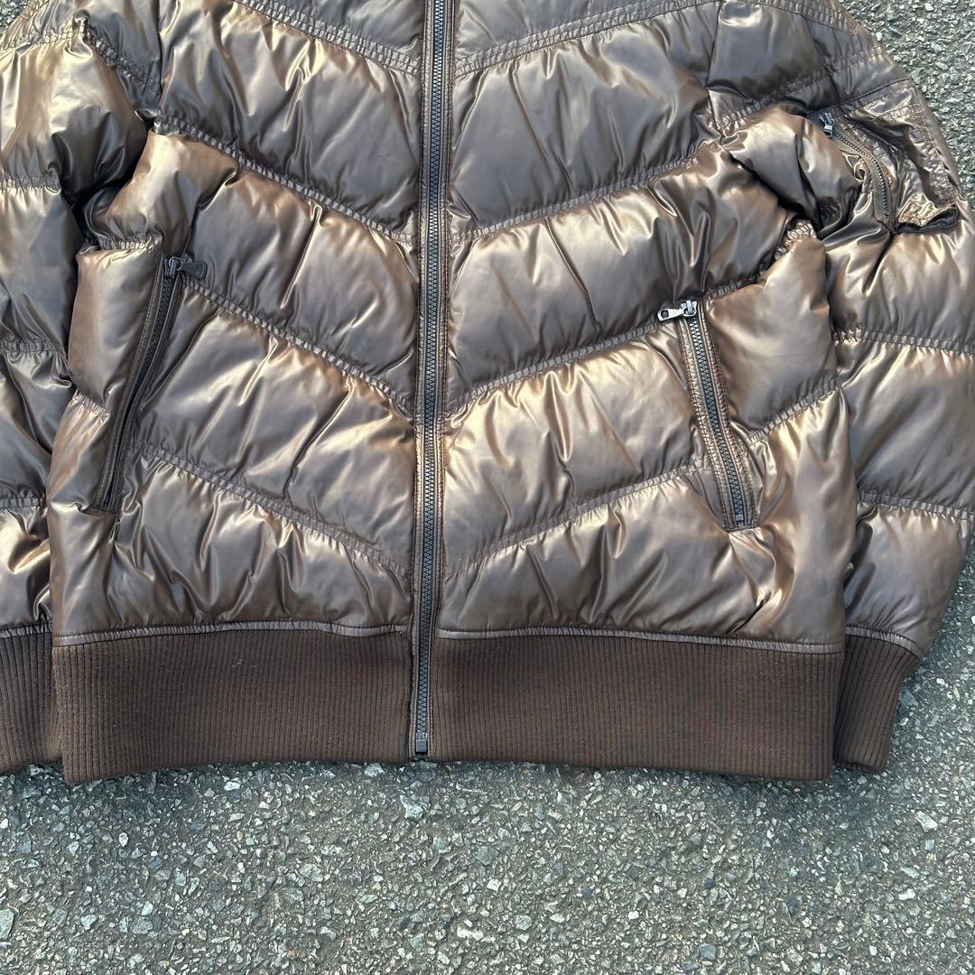 old UNIQLO Y2K グランジ ファー ダウンジャケット 短丈 - メルカリ