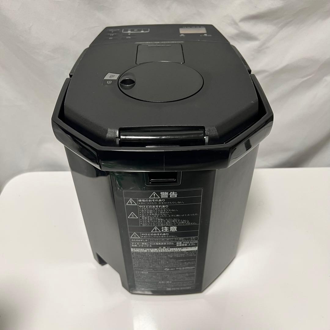 【美品】即発送可 タイガー 蒸気レス 電気ポット 2.2L PIM-G220 黒