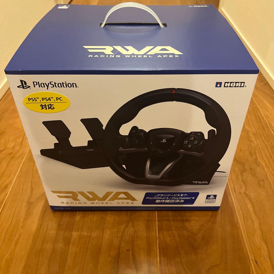 O*a様 レーシングホイールエイペックス (PS4/PS5) 新品】PS5 HORI レーシングホイール エイペックス for PS5/PS4/PC