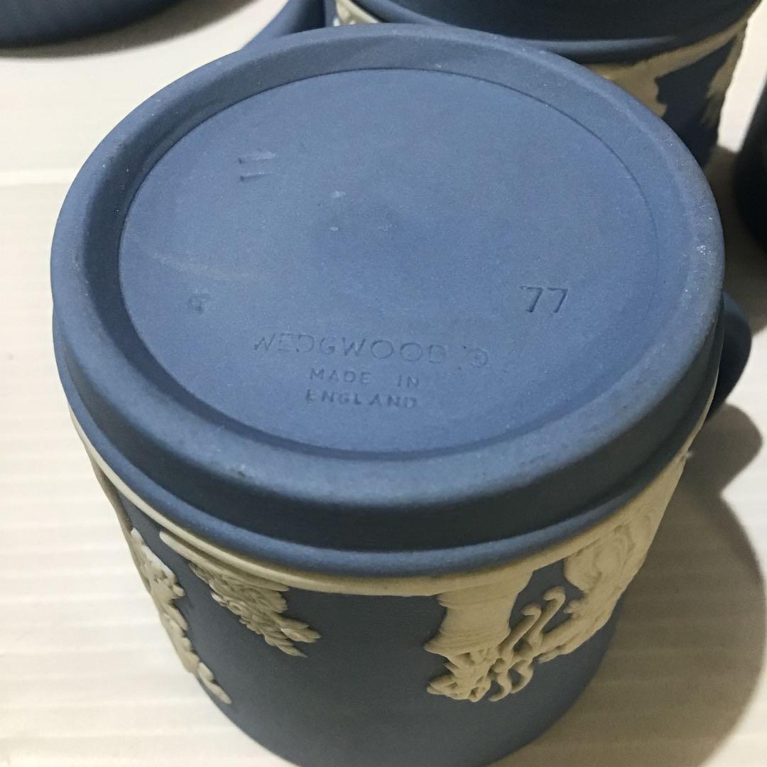 新品同様ウェッジウッド ジャスパー デミタスコーヒーセット