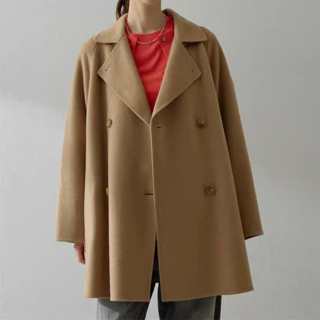 Whim Gazette リバーPコート ウィムガゼット Whim Gazette リバーピーコート （greige） -靴