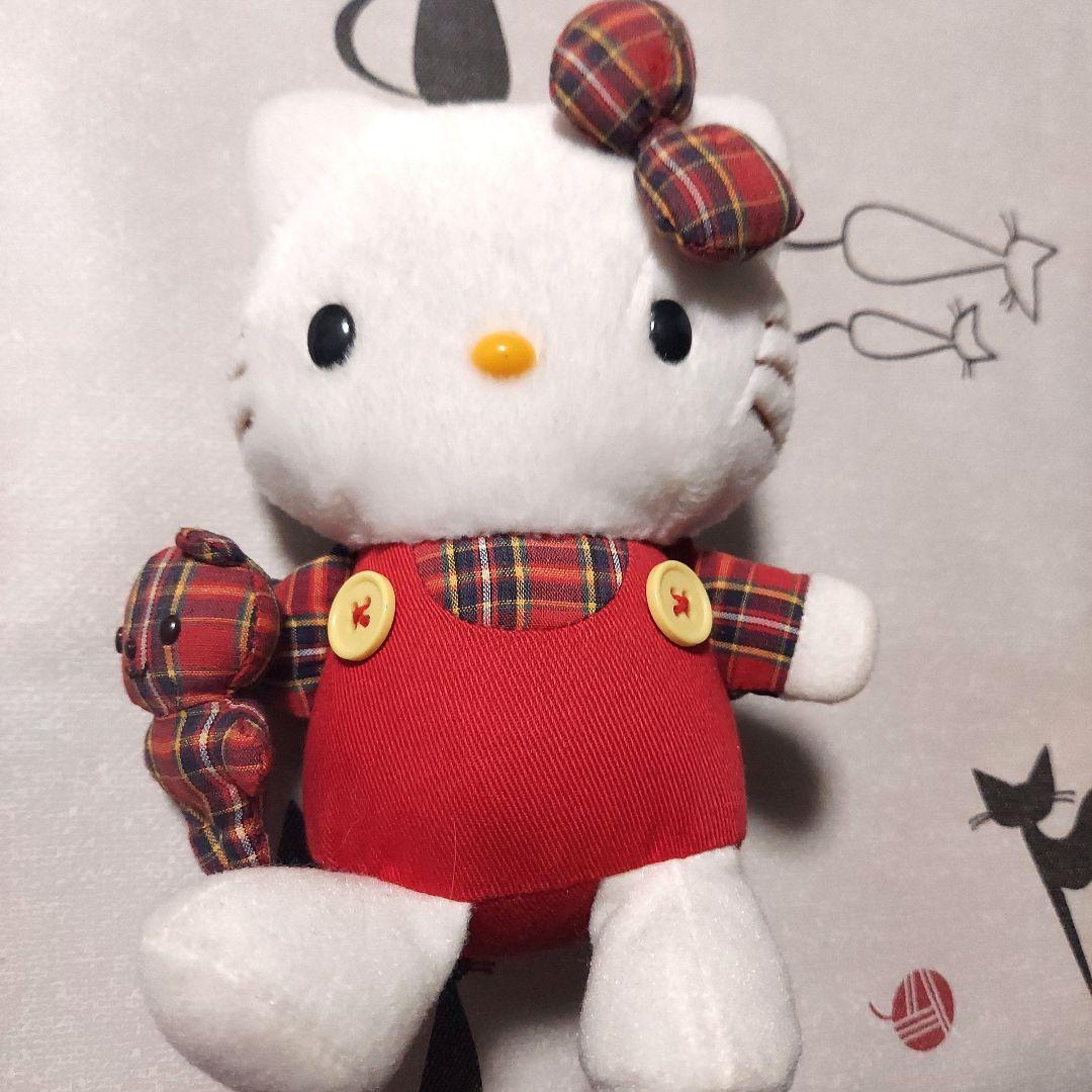 サンリオ ハローキティ キティちゃん ぬいぐるみ タータンチェック