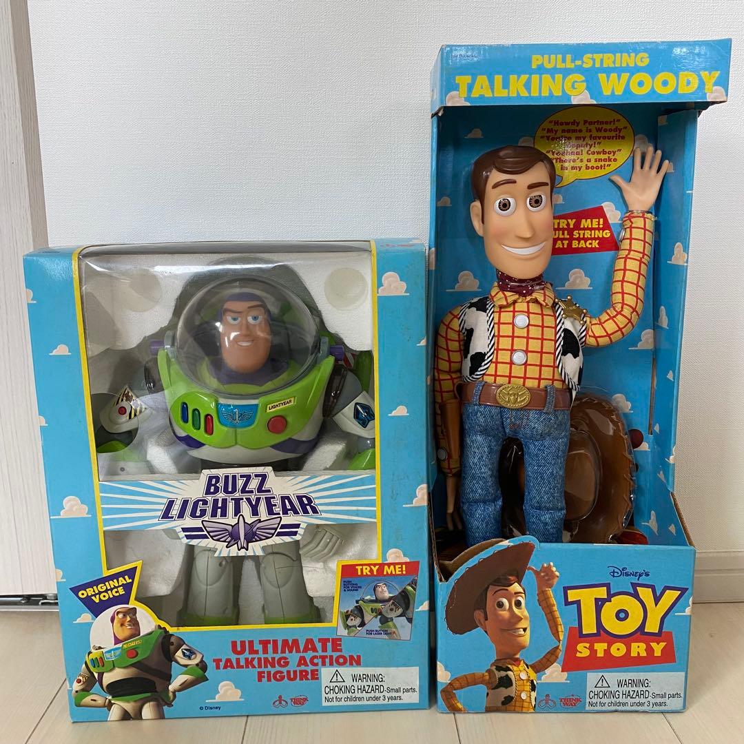 トイストーリー バズ・ライトイヤー・ウッディ2体セット - メルカリ