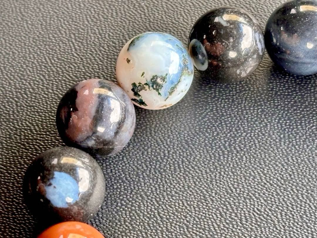 もも　神力纏いし究極の守護石　幻のパーティーカラースレイマンアゲート