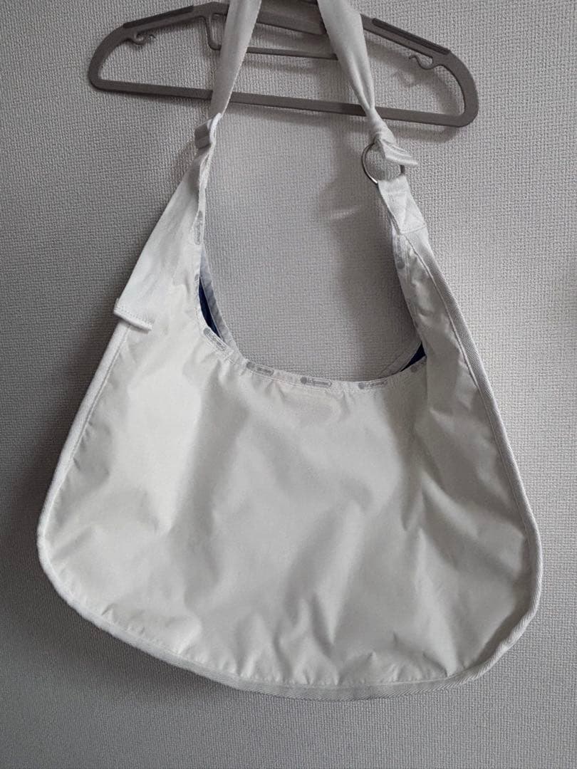 美品 レスポートサック ショルダーバッグ(LARGE SPORTSACメレンゲ