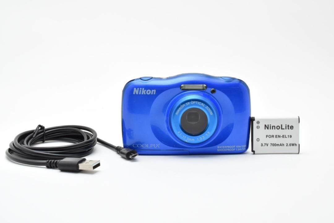 ニコン Nikon COOLPIX S33 ブルー ≪動作確認済≫ - メルカリ