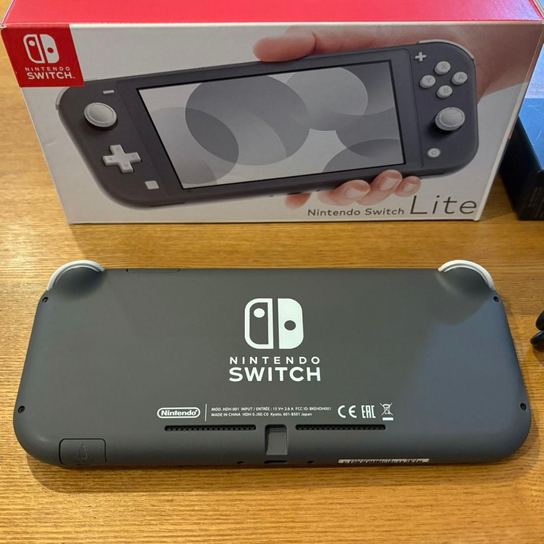 Nintendo Switch Lite グレー ACアダプター・外箱付き