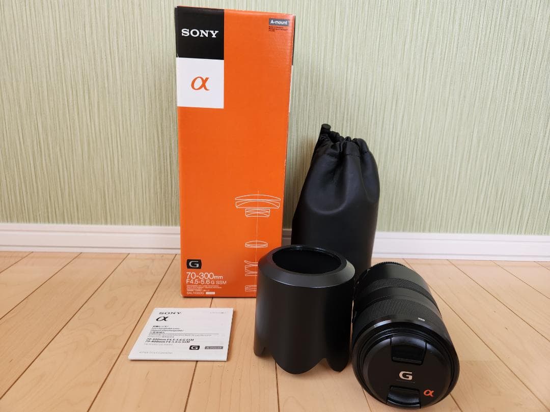 【美品】Sony SAL70300G 70-300mm Gレンズ Amazon.com : Sony SAL70300G 70-300mm f/4.5-5.6 SSM ED G-Series