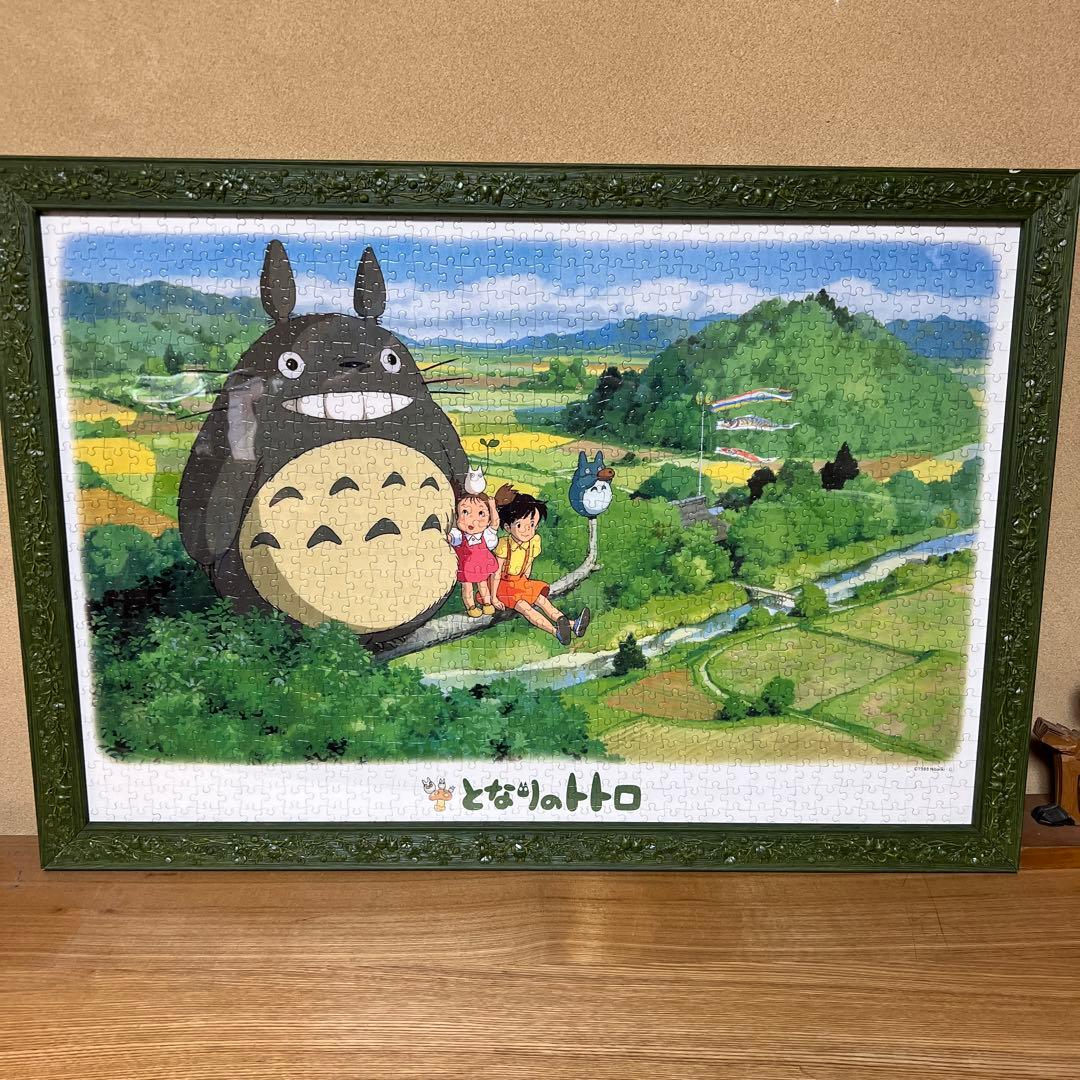 となりのトトロ 1000ピース パズル 完成品 - メルカリ