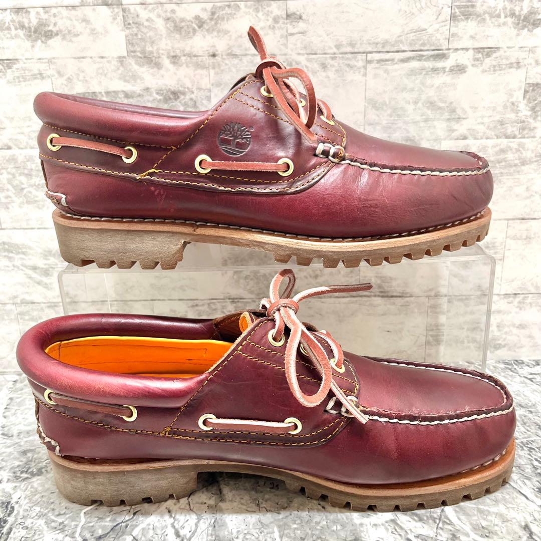 美品✨ ティンバーランド スリーアイ デッキシューズ アメカジ 茶色 26.5