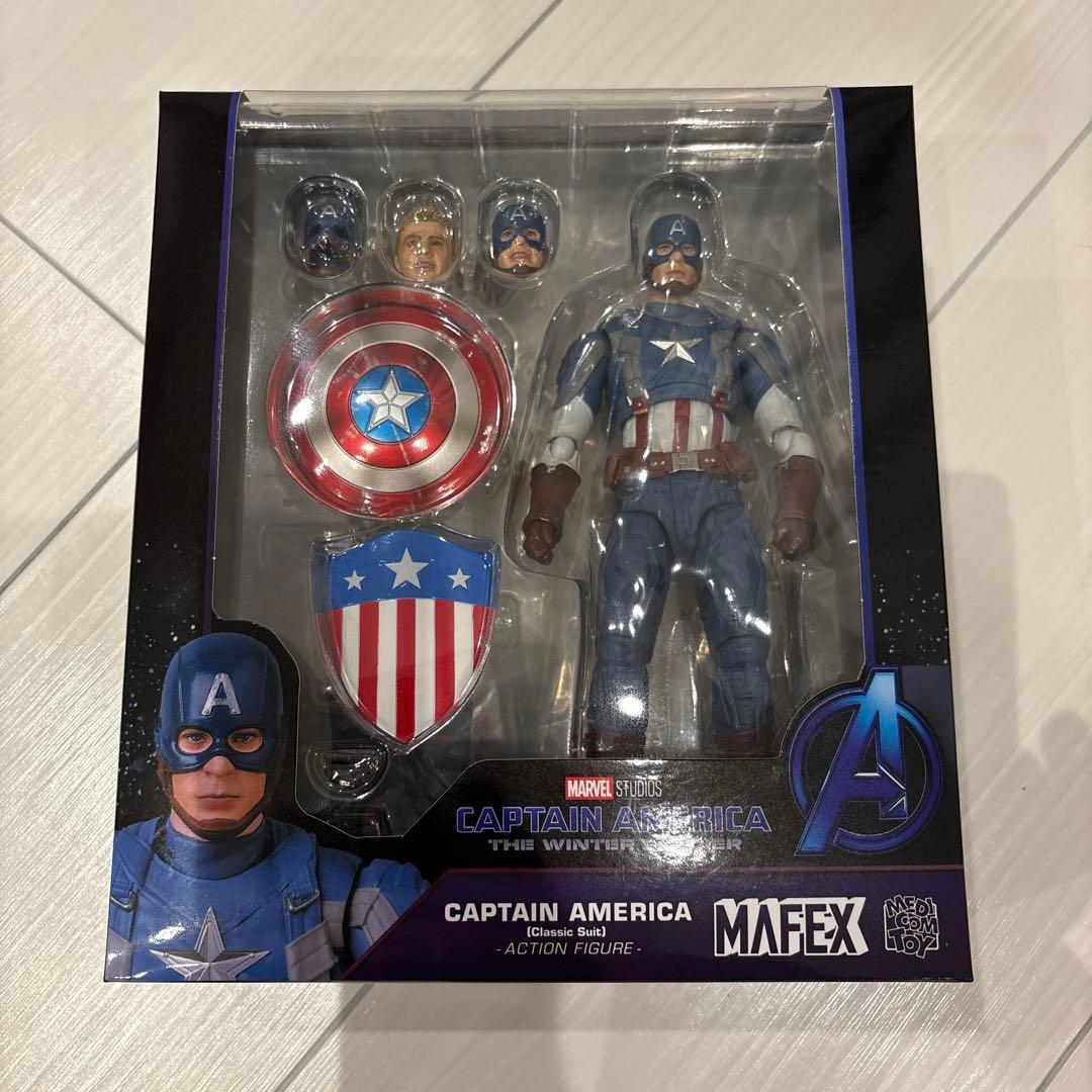 mafex キャプテンアメリカ ウィンターソルジャー クラシックスーツ