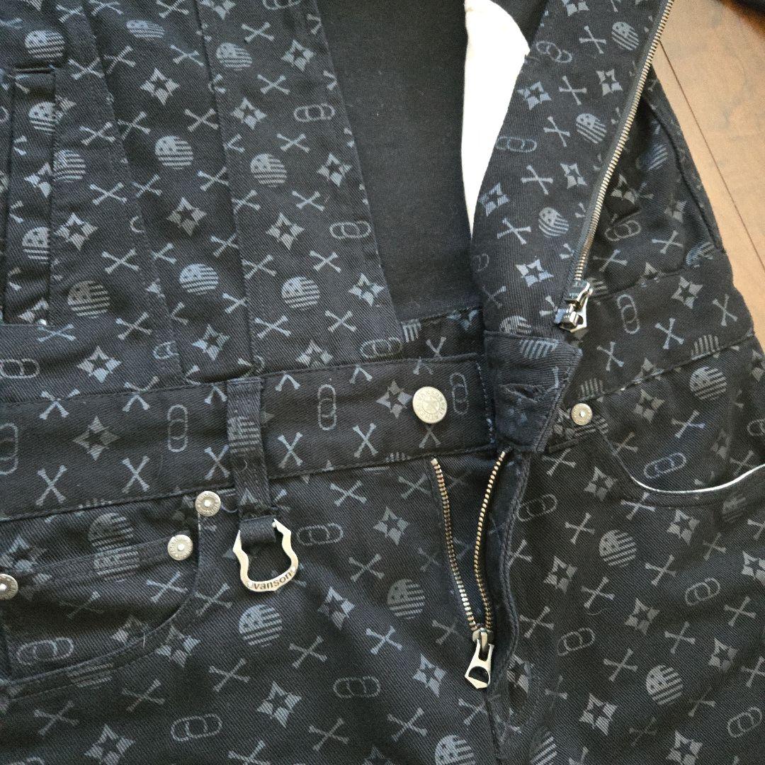 希少] VANSONモノグラム オーバーオール つなぎ オ－ルインワン - メルカリ