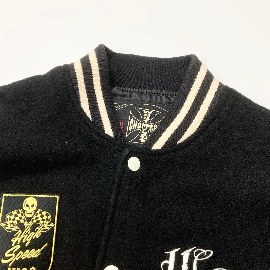 WEST COAST CHOPPERS スタジャン 袖レザー XLW - メルカリ