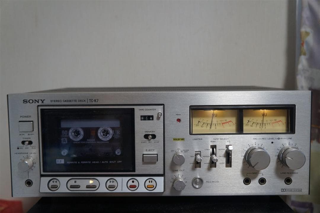 SONY　ソニー　カセットデッキ　ＴＣ－Ｋ７　整備品 Yahoo!オークション -「sony tc-k7」の落札相場・落札価格