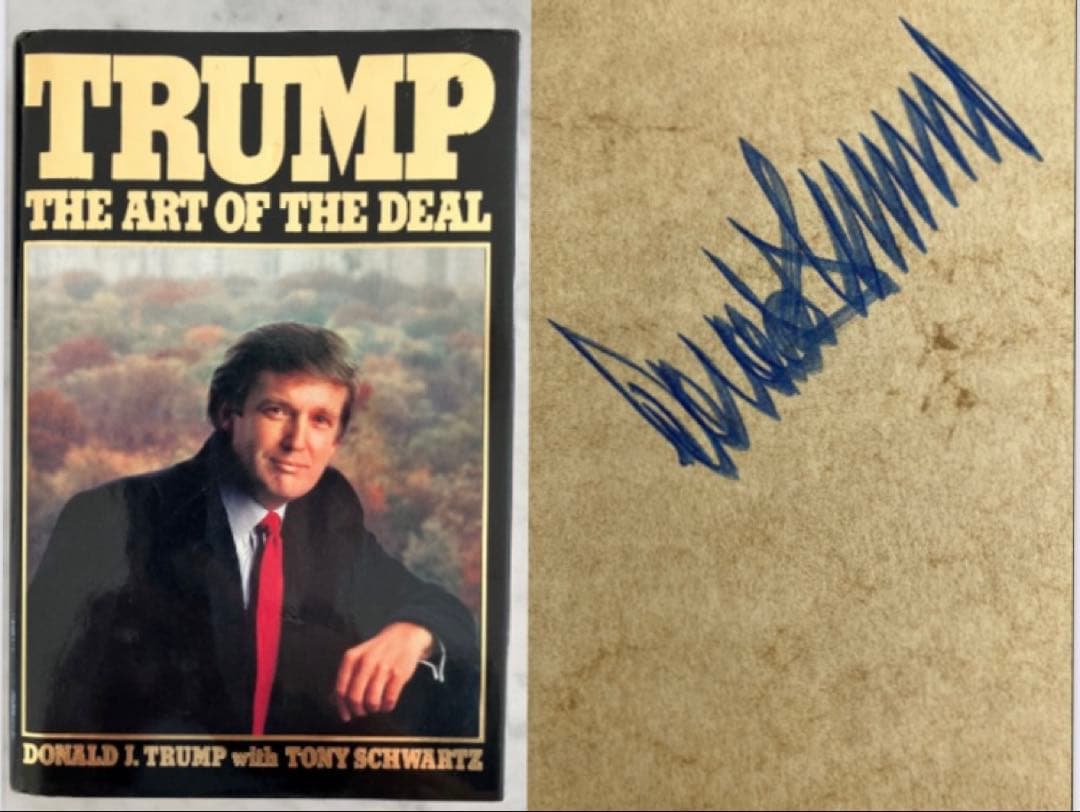 激レア美品】ドナルド・トランプ大統領直筆サイン入り初版本「TRUMP