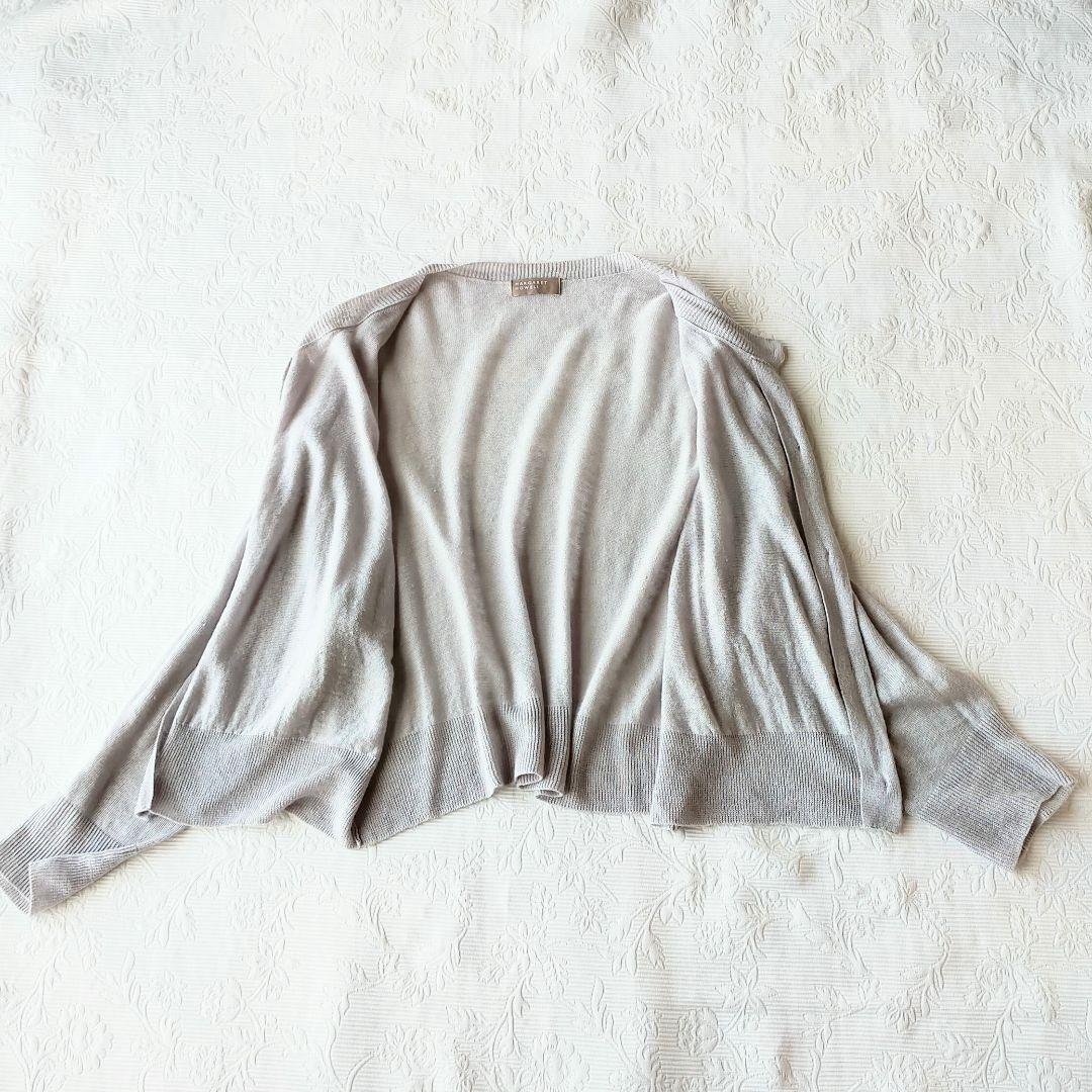 マーガレットハウエル リネン 100％ カーディガン ライトグレー - メルカリ