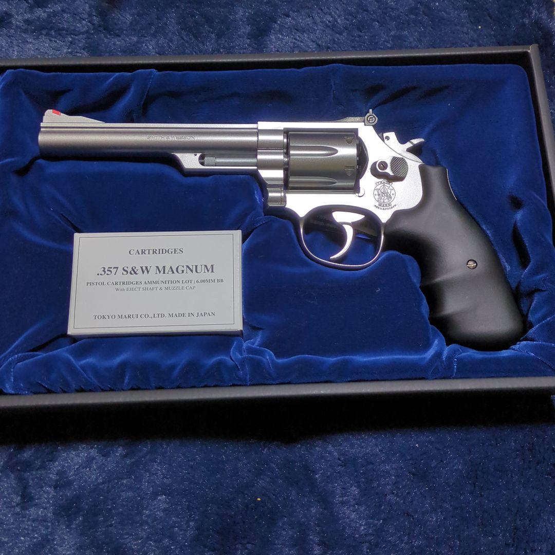 東京マルイS＆WM66、ガスリボルバー TOKYO MARUI（東京マルイ） S&W M66 6インチ ステンレス ガス