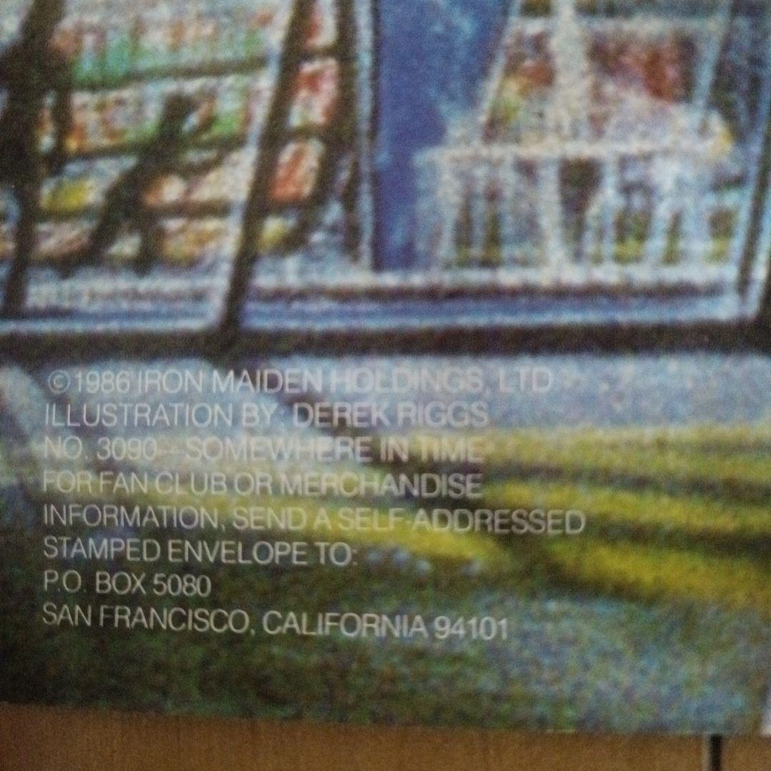 IRON MAIDEN 1986 ポスター Somewhere in Time - メルカリ