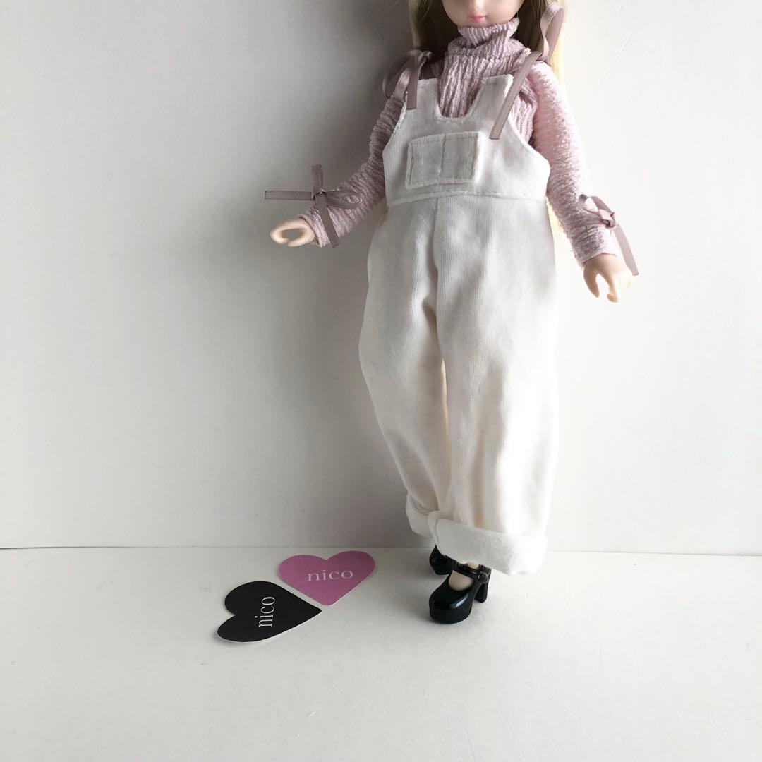 22センチ 20センチドール服 ハンドメイド No.297 白 - メルカリ