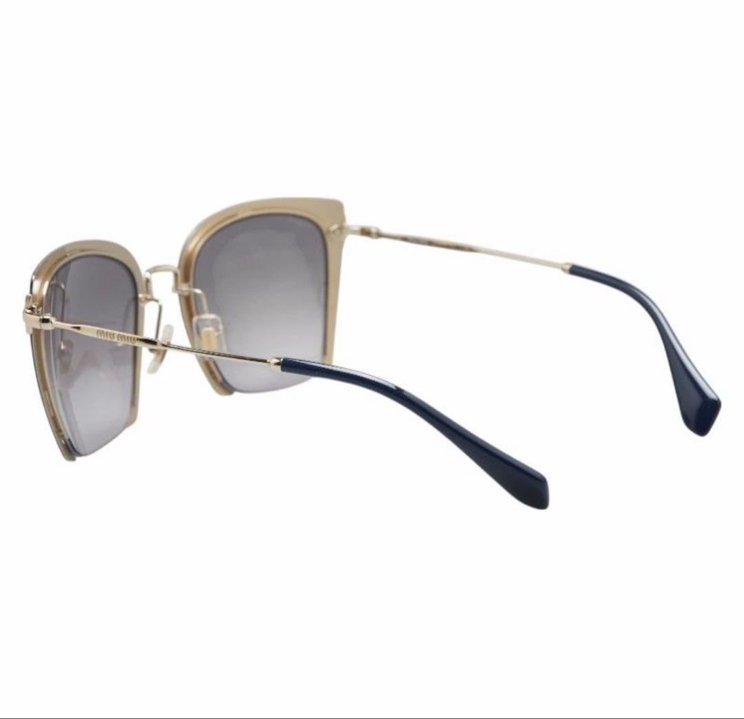 miumiu キャットアイ ネイビー - メルカリ