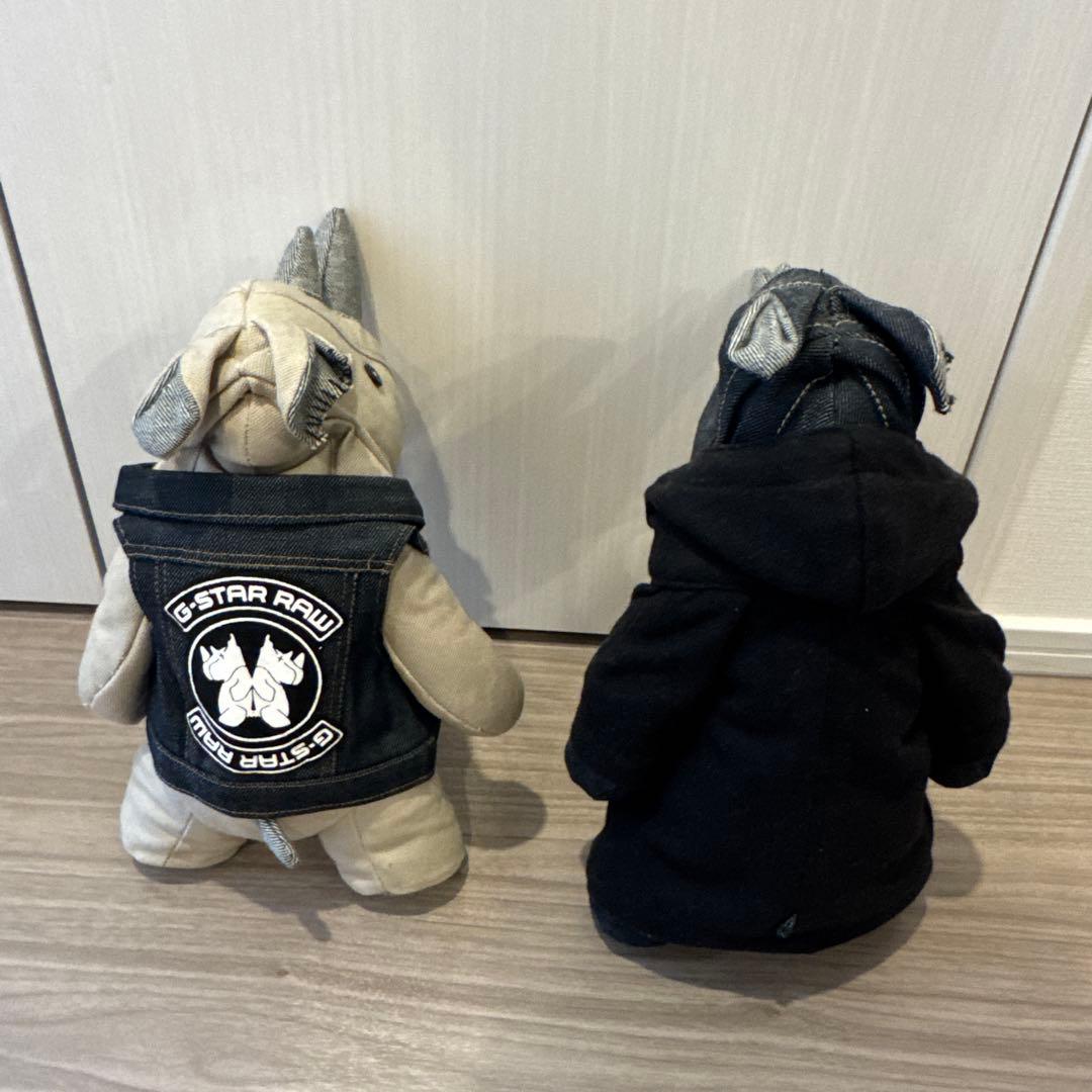 G-STAR RAW サイのぬいぐるみ 2体セット - ぬいぐるみ一 番 安い