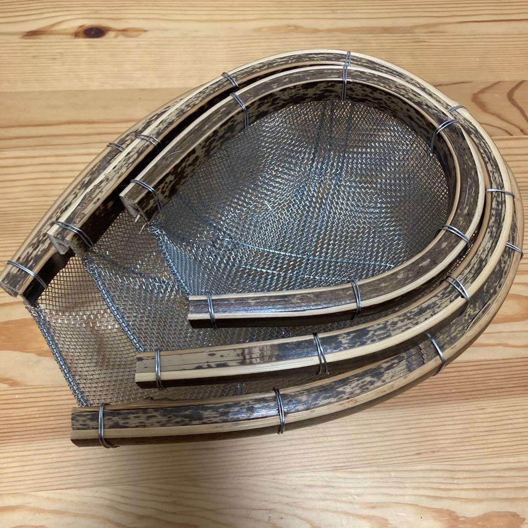 廃盤 虎竹 水切ステンレスざる 竹虎 希少 未使用 3個セット ザル