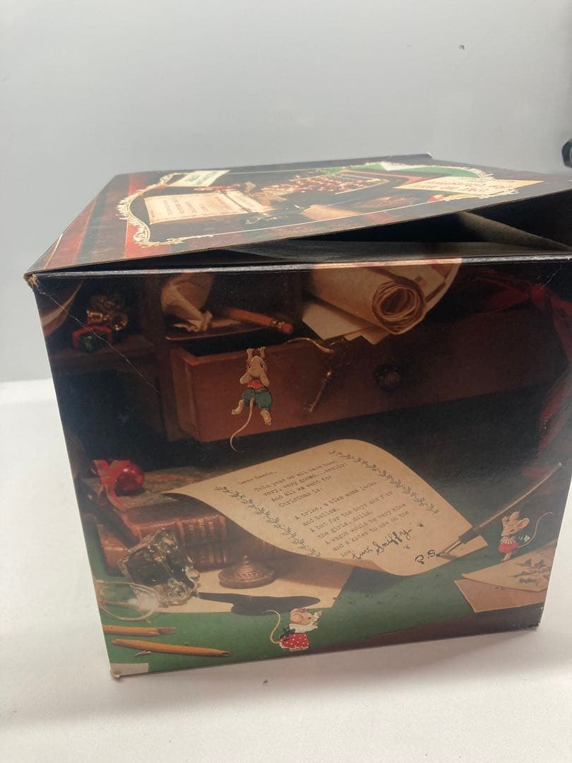 ENESCO クリスマス オルゴール タイプライター 1989年製 箱・説明書付