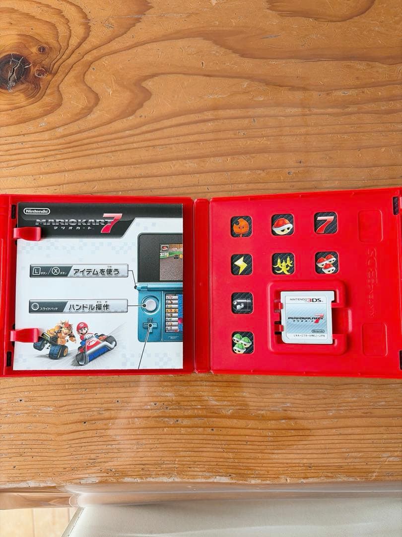 マリオカートセブン 3DSソフト ケース付き - メルカリ