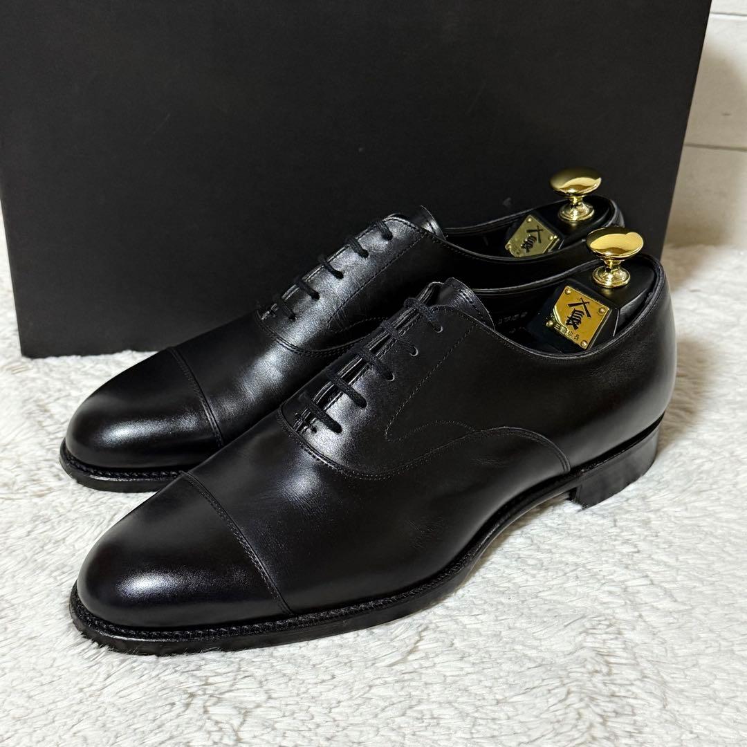 ⭐️極美品⭐️ 三陽山長 友二郎 ビジネスシューズ ブラック Q7402