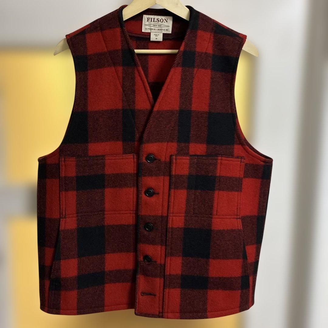 Filson マッキーノウールベスト　M 美品 FILSON MACKINAW WOOL VEST（フィルソン マッキーノ ウール ベスト