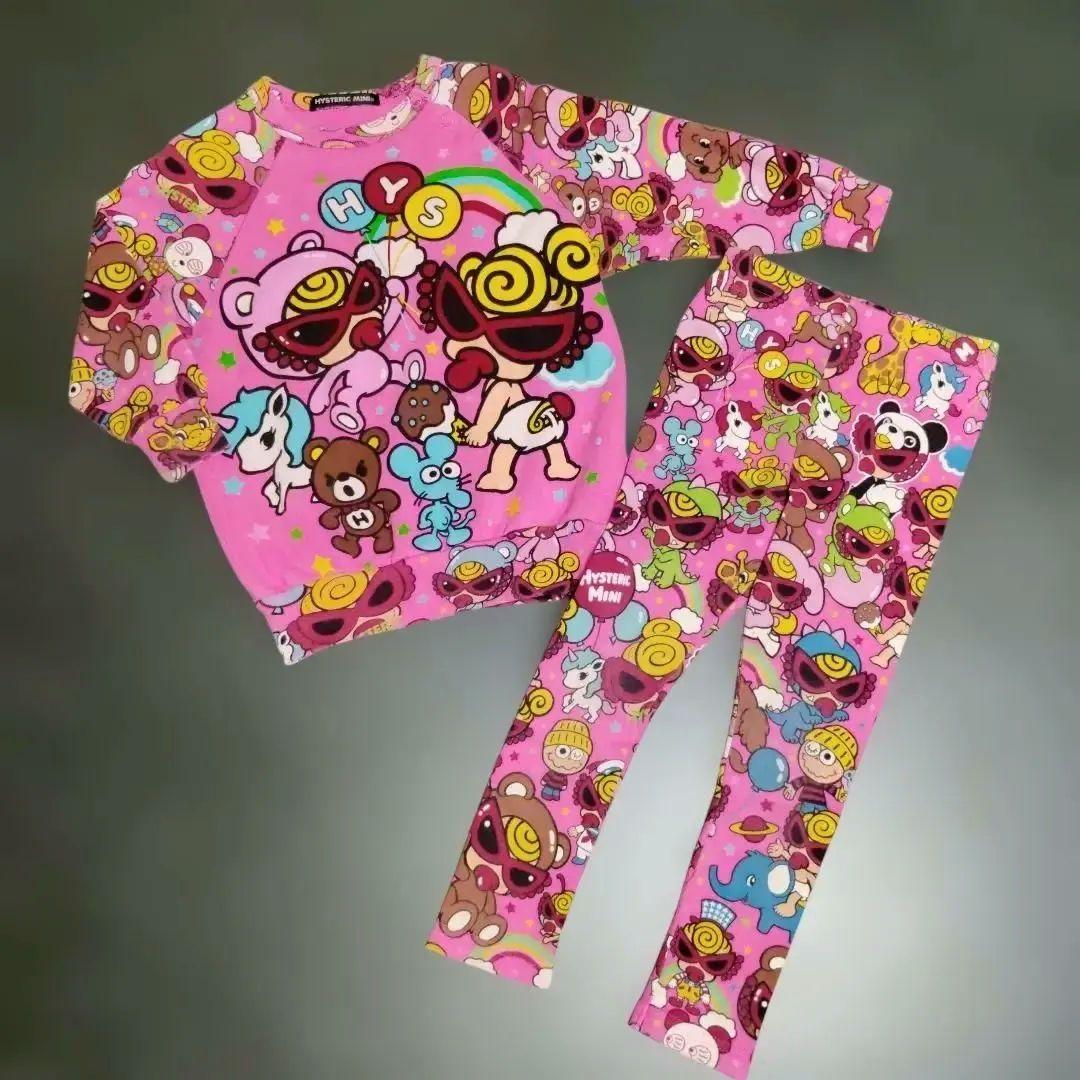 ヒステリックミニ ドリームワールド 総柄 セットアップ ピンク - メルカリ