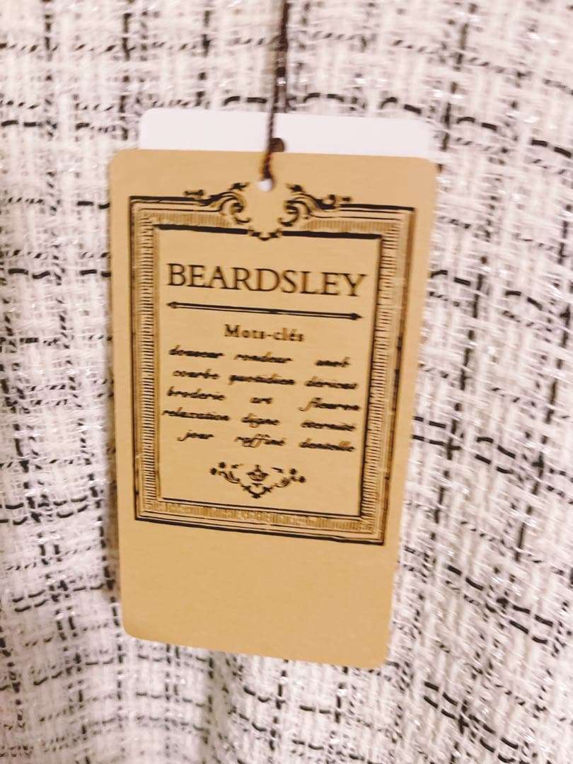 新品未使用✳︎BEARDSLEY✳︎ツイードコンビプルオーバー