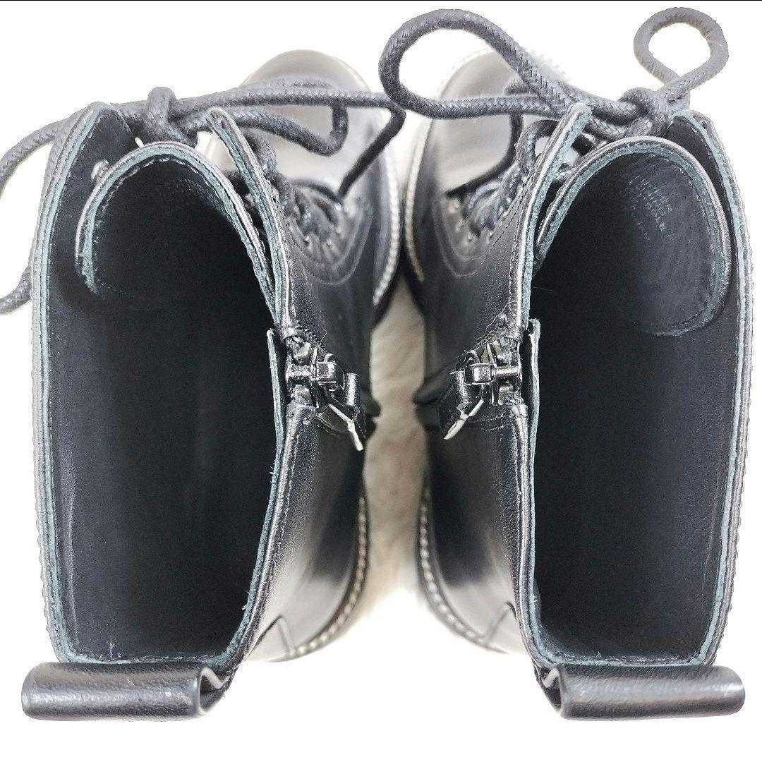 【美品】トリーバーチ ミラー 50 レザー ラグソール ブーティ 23.0cm