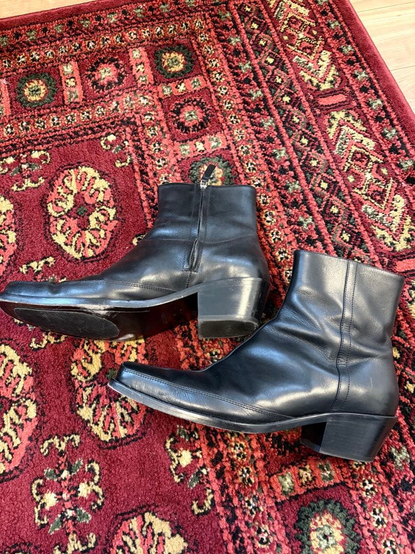 【29.5cm】ディーゼル　ブーツ　サイドジップ　ウエスタン