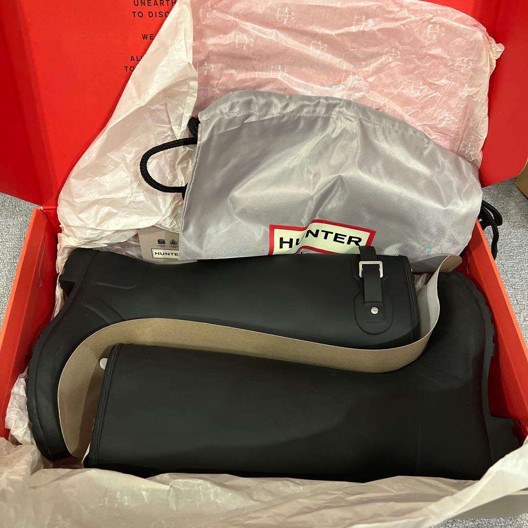 新品未使用　HUNTER オリジナルトール　レインブーツ　収納袋付き　長靴 HUNTER（ハンター） HUNTER ORIGINAL 2.0 TALL BOOT オリジナル 2.0