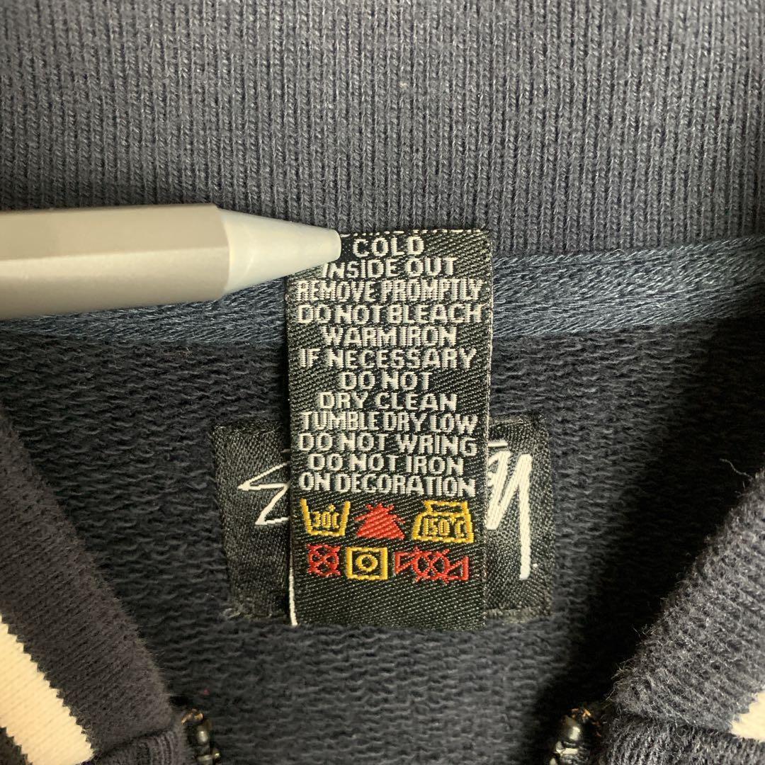 即完モデル‼︎】STUSSY☆刺繍 スウェット スタジャン C564