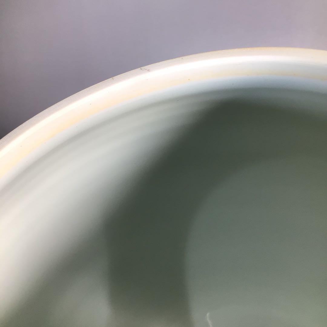 M837 水指 『平安桃山窯造』『染付山水人物文』『芋頭水指』 共箱