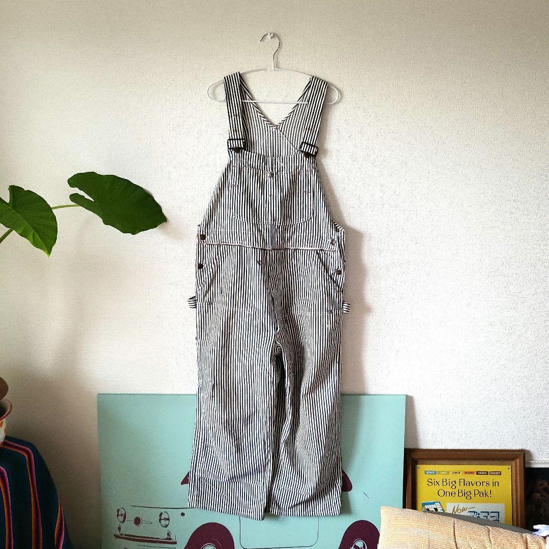 BIGMAC　ヒッコリー　エプロンオーバーオール　ヴィンテージ　70年代 80's BIG MAC ヒッコリーオーバーオール(エプロン付き) | CORRINA CORRINA