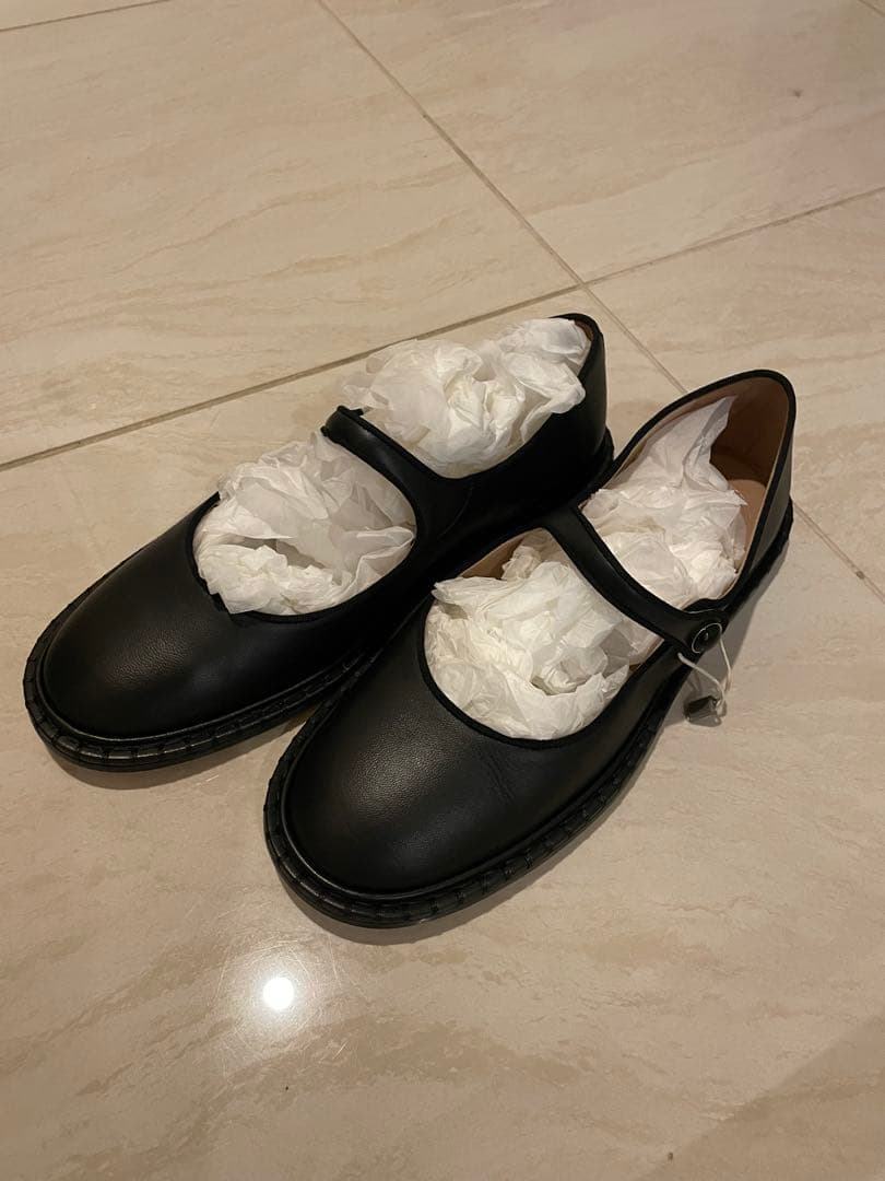 Chloé ブラック メリージェーン 37 L'Amour Chloe Scalloped Mary Jane Black - Spoiled Sweet Boutique