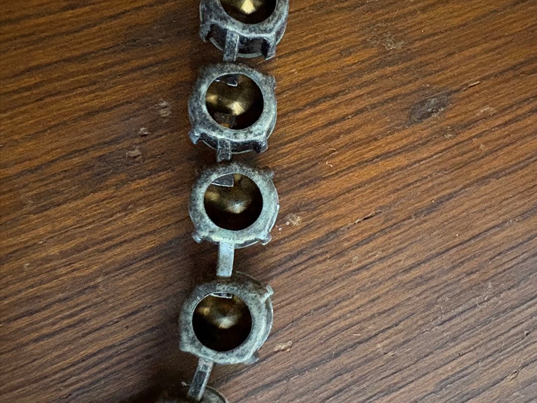 ➄ 戦前ヴィンテージ ✨ ペーストストーンネックレス アールデコ〜戦中